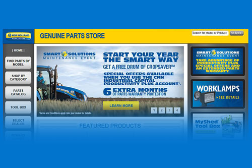 New Holland Online Parts Store
