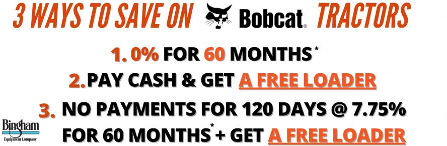 Bobcat Tractor Packages in Arizona » Bingham Equipment Company, Arizona